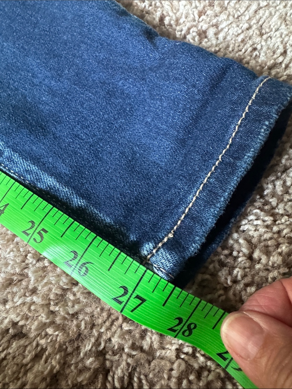 KanCan High-Rise Dark Wash Distressed Skinny Jeans - Picture 6 of 6